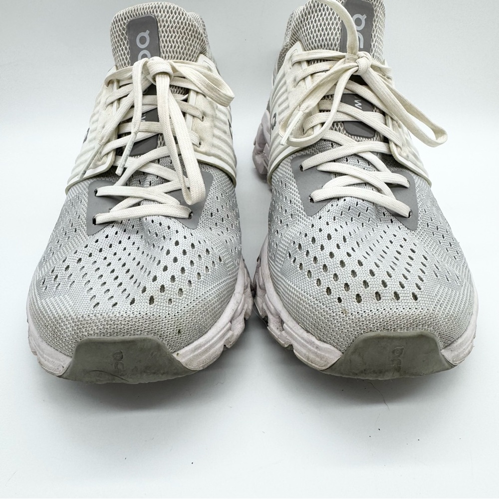 ON Womens Cloudswift Running Comfort Sneaker In Glacier White/Grey Size 9 Active - Picture 6 of 11